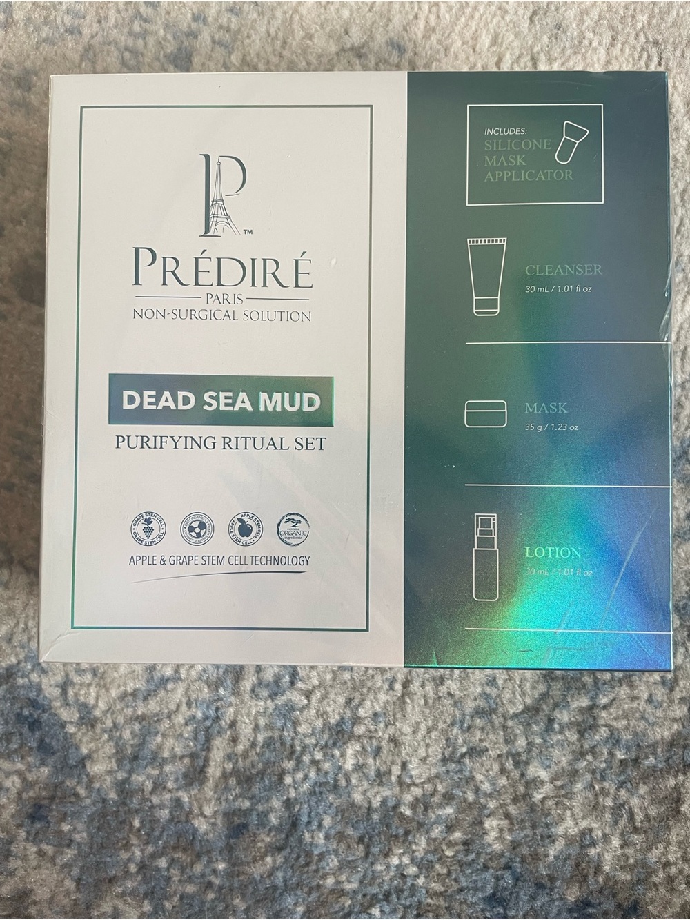 Prédiré Dead Sea Mud Purifying Ritual Set - White & Teal Packaging